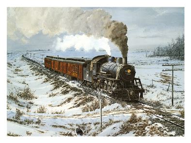 Vintage Railroad Art - Vintage Railroad Prints