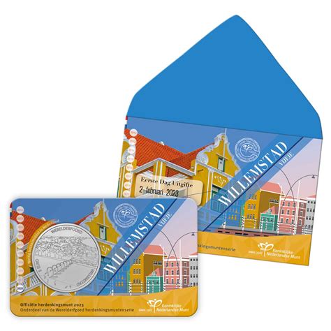 Willemstad Vijfje 2023 1e Dag Coincard De Amsterdamse Munt