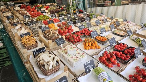 An open air farmer's market in Munich, Germany - Dining and Cooking