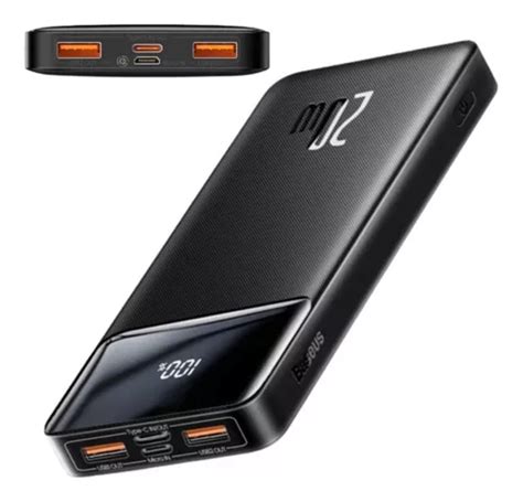 Carregador Portátil P Viagem Power Bank Baseus 20w 10000mah Frete grátis