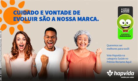 Sistema Hapvida é indicado pela sétima vez ao prêmio reclame aqui