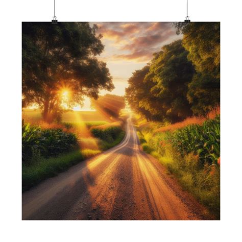 Discovering the Hidden Country Roads Poster – Unfocussed Photography & Art