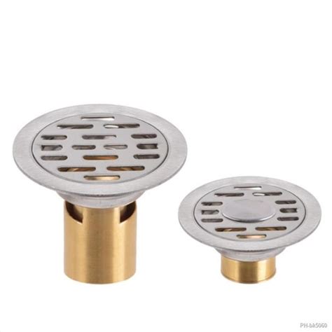 Stainless Steel Washing Machine Floor Drain Shower Room Round