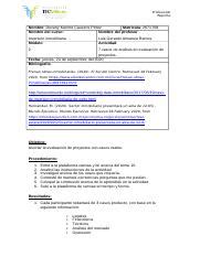 Actividad Inversi N Inmobiliaria Docx Profesional Reporte Nombre