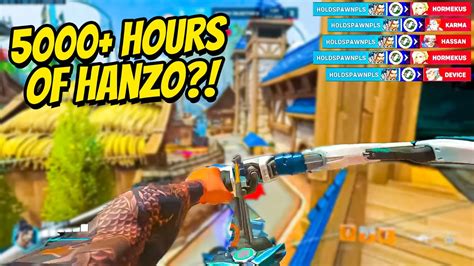 This Is What 5000 Hours Of Hanzo Experience Looks Like Youtube