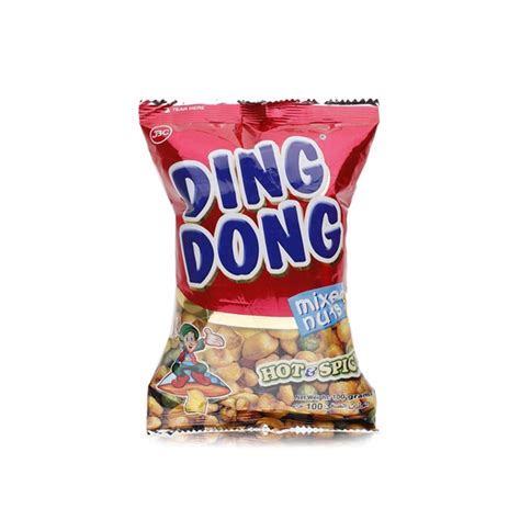 Ding Dong Super Mix Nuts Hot Spicy 100g Waitrose UAE Partners