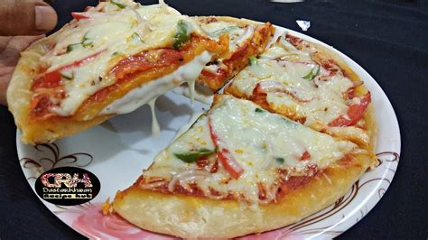 Homemade Domino S Style Cheese Burst Pizza Veg Cheese Burst Pizza