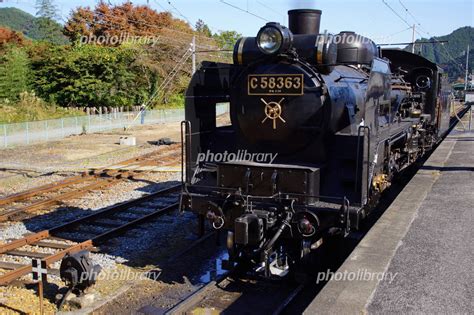 蒸気機関車 Sl C58 363 パレオエクスプレス 三峰口駅秩父鉄道 写真素材 4998031 フォトライブラリー