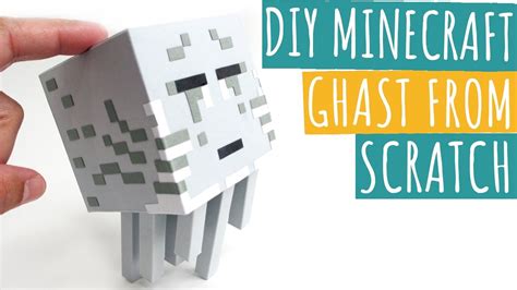 Diy Minecraft Ghast From Scratch Minecraft Papercraft Ghast Paper Sexiz Pix