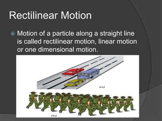 Important Notes Engg Diploma Fy Physics Rectilinear Motion Ppt