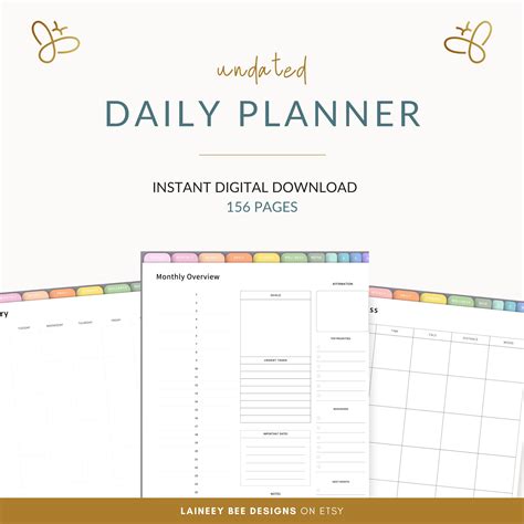 Digital Daily Planner Goodnotes Planner Notability Planner Ipad