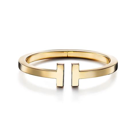 Tiffany T Square Bracelet in Yellow Gold | Tiffany & Co. International