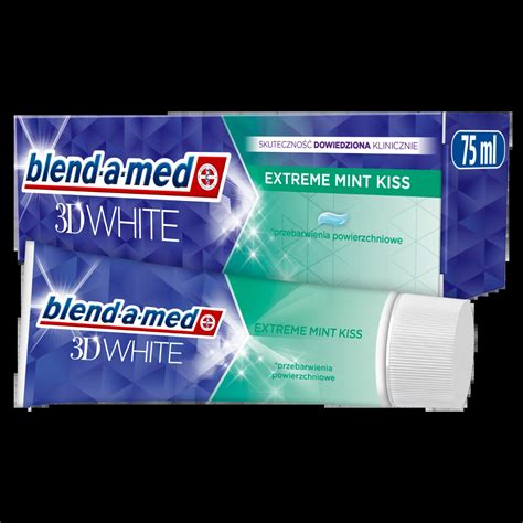 Blend A Med 3d White Pasta Do Zębów Extreme Mint Kiss 75 Ml Drmaxpl