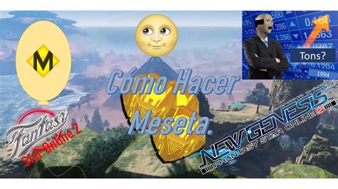 PSO2 NGS Como Hacer Meseta YouTube