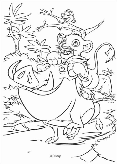 Hakuna Matata Coloring Pages At Free Printable