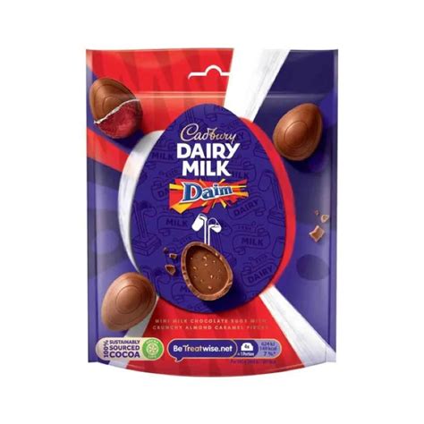 Cadbury Dairy Milk Daim Mini Eggs Bag 77gram Shopee Philippines