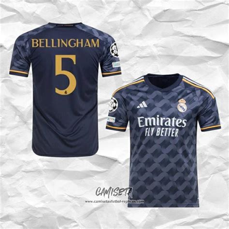 Segunda Camiseta Real Madrid Jugador Bellingham 2023 2024