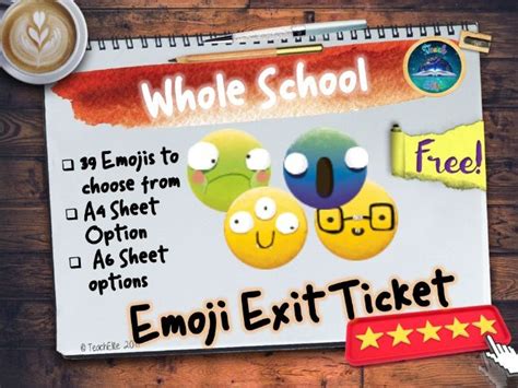 Emoji Exit Ticket Teaching Resources