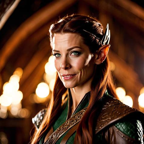 Evangeline Lilly as Tauriel from The Hobbit by Ojjan77 on DeviantArt