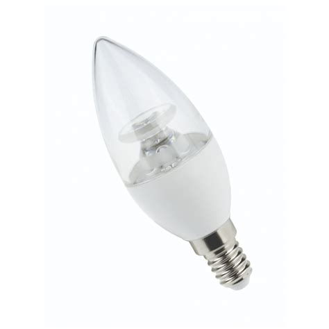 Lâmpada LED Vela Lisa Dimerizável E14 Transparente 2700K 4 3W Bivolt