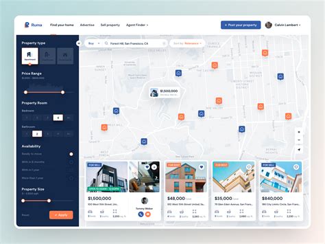 Real Estate Search Platform Behance