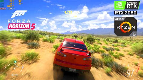 Forza Horizon 5 Rtx 3080 10gb 1080p Max Settings Youtube