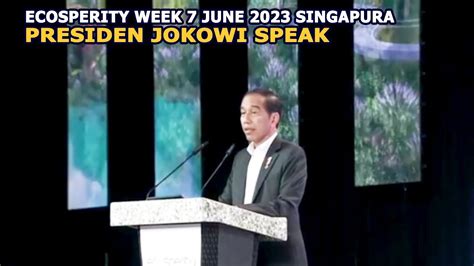 Singkat Presiden Jokowi Bicara Ikn Nusantara Di Singapura Youtube