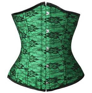 Hot Sale Sexy Satin Busk Closure Lace Up Underbust Corset N9635