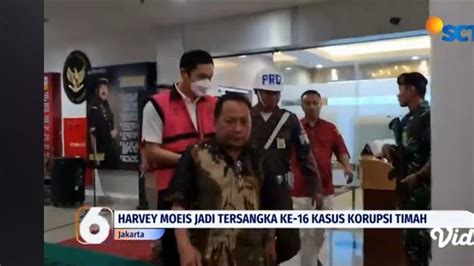 Detik Detik Harvey Moeis Suami Sandra Dewi Masuk Mobil Tahanan Usai