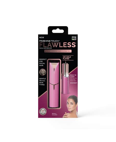 Finishing Touch Flawless Facial Hair Remover Pink Crystal Shaver Shop