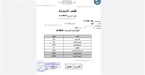 كشف نقاط نتائج امتحان اثبات المستوى 2023 الوطنية للإعلام