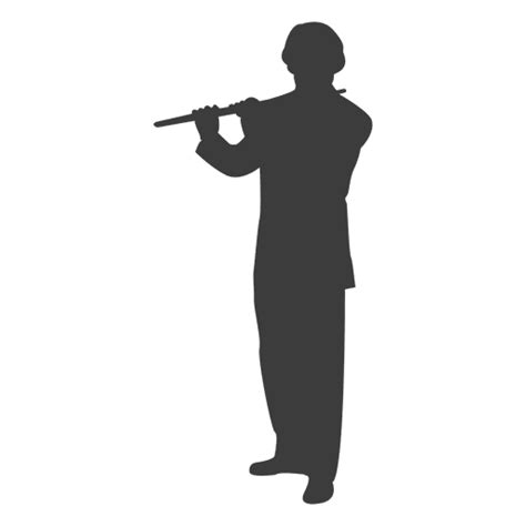 Flötist Musiker Silhouette Png Und Svg Design Für T Shirts