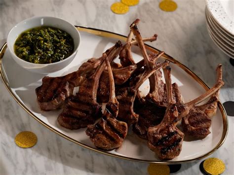 Lamb Chops With Mint And Pistachio Salsa Verde Recipe Giada De