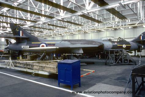 The Aviation Photo Company Hunter Hawker Raf 1 Sott Hawker Hunter F4 Xf974 At Raf Halton