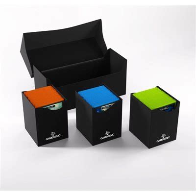 Deck Box Bo Te Triple Deck Holder Xl Noir Gamegenic