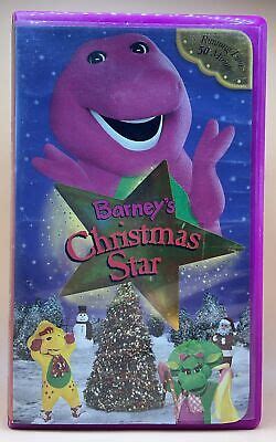 Barney S Christmas Star Vhs Purple Clamshell Buy Get Free