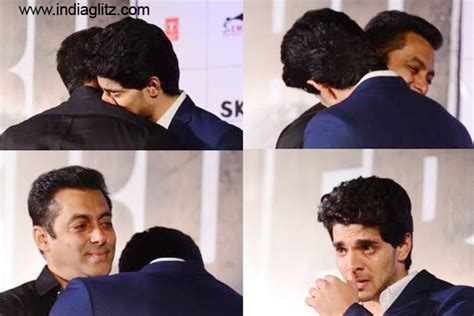 Sooraj Pancholi Turns Emotional After Salman Khan S Hug Hero Trailer