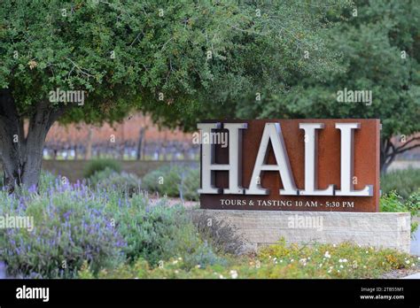 The Hall Wines During A Late Fall Day At The Napa Valley Ava Saint