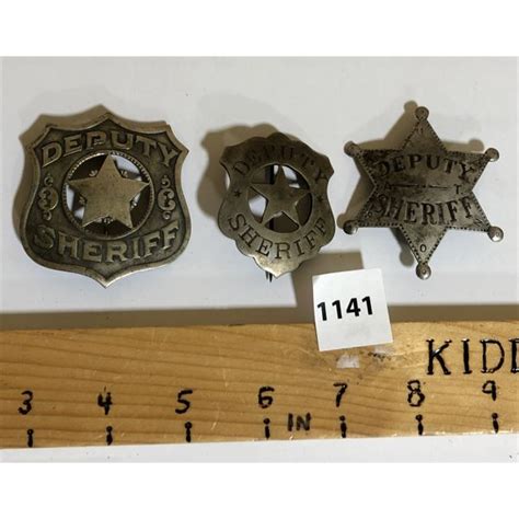 Lot Of 3 Deputy Sheriff Badges