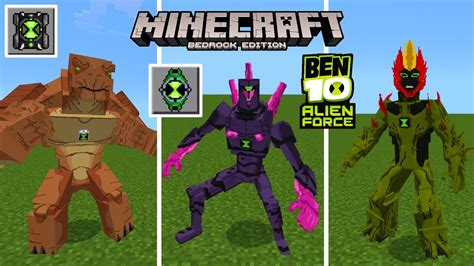 Ben Alien Force Addon Para Minecraft Pe Bedrock Como Ser Ben