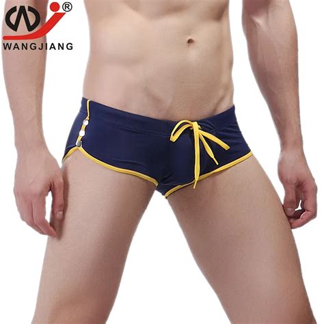 Buy Men Brand Swimwear 2017 Wj Brand Nylon Swimwear Men Colorful And Sexy