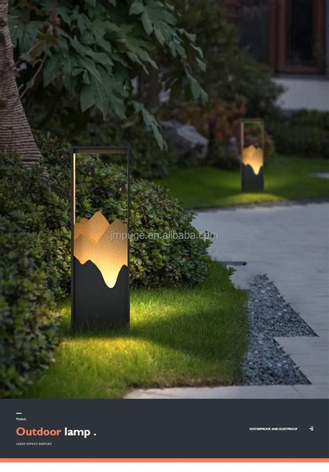 Outdoor Ip65 Waterproof Led Bollard For Hotel Aluminium Modern Style