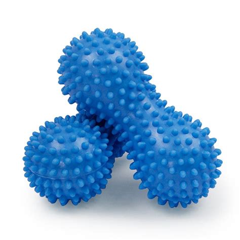 Peanut Spiky Massage Ball Roller Reflexology Blue Tnp Accessories