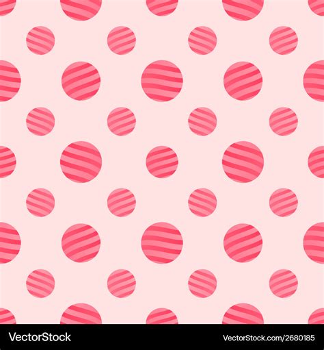 Seamless Pink Dots Background Pattern Royalty Free Vector