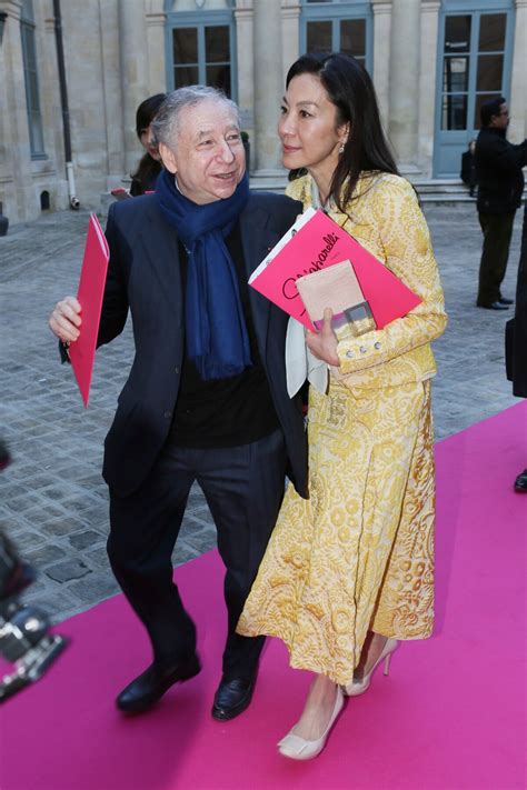 Photo Jean Todt Et Sa Compagne Michelle Yeoh Sortie Du D Fil Haute