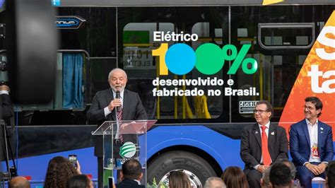 Lula Apoia ônibus Elétrico Nacional Em Inauguração De Fábrica Da Eletra