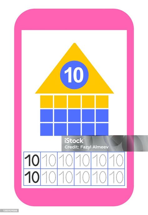 educational material  kids worksheet  training numbers number