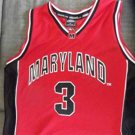 Colosseum Shirts Maryland Terrapins Basketball Jersey Number 3