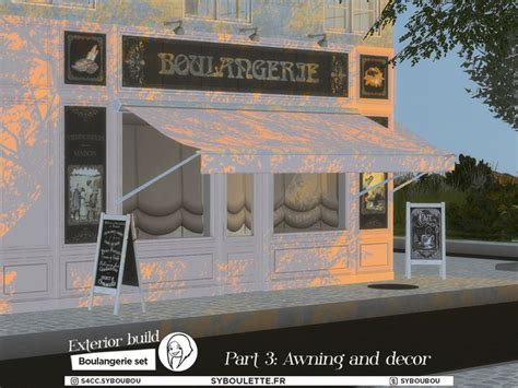 The Sims Resource Patreon Early Release Boulangerie Part Awnings