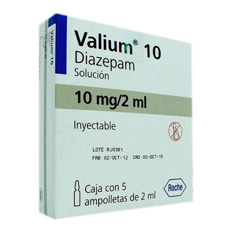 Valium Ampolletas Pzas De Ml C U Walmart